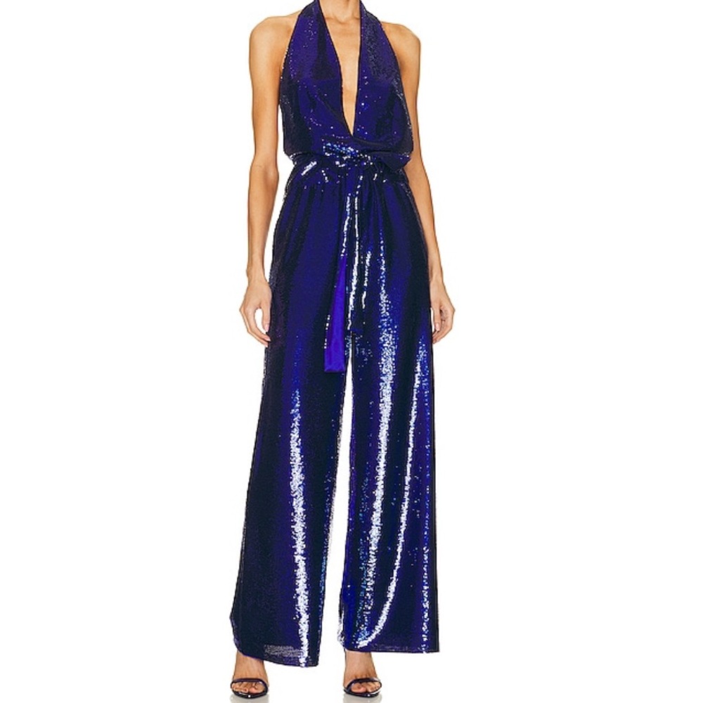TOM FORD Sequins Evening Cargo Jumpsuit